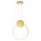 Cwi Lighting Pulley 10 in LED Satin Gold Mini Pendant 1297P10-1-602 - alternate 4